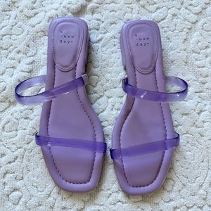 A New Day (Target brand) Women’s Annie Slide Sandals - size 8 - color Lavender